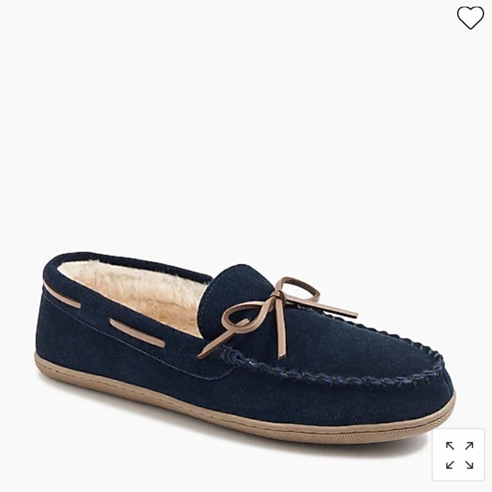 J. Crew Factory Faux-shearling moccasins*